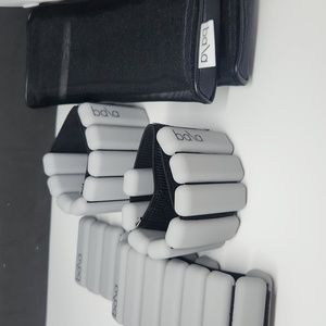 2 pairs of light grey bala bangles 1 lb. Each